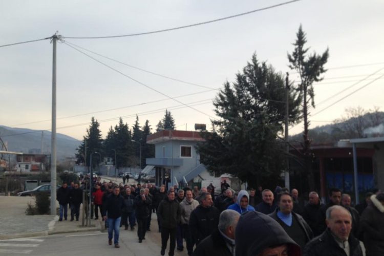 Strike of IRTC Workers Oil Processing Plant on Ballsh,Albania